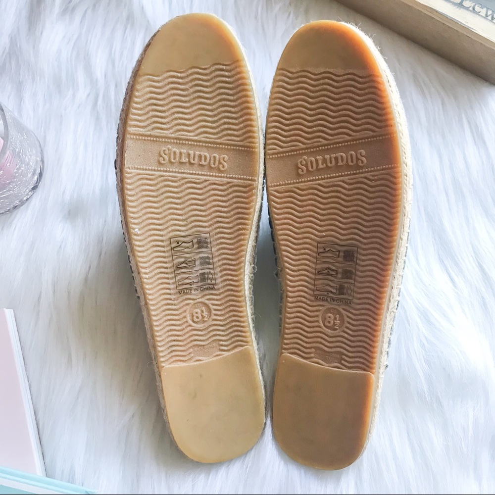 SOLUDOS Boquita Knot Velvet Mule Grey Espadrilles - Picture 7 of 7